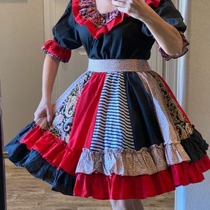 Square Dance skirt and top costume